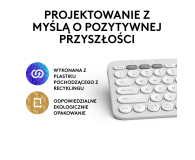 LOGITECH K380s Pebble Keys 2 biały 920-011852 - 1172751 - zdjęcie 15